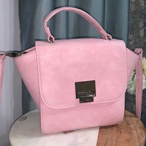 Madden Girl Bubblegum Pink Crossbody Bag